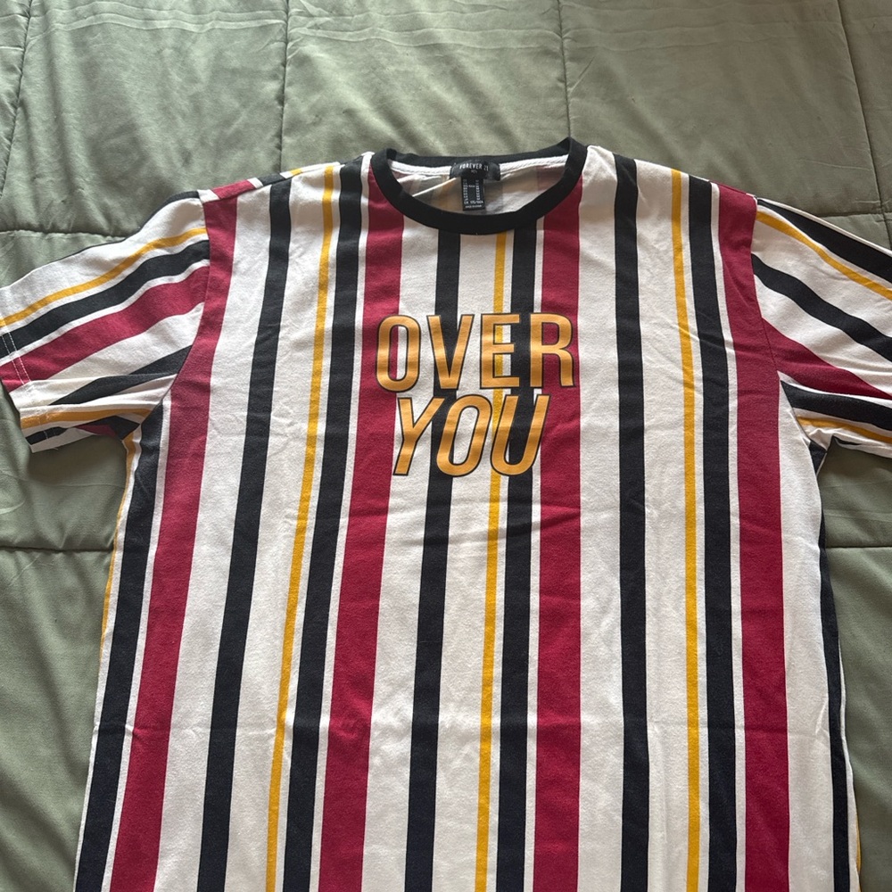 Forever 21 Multicolor Striped Tee
